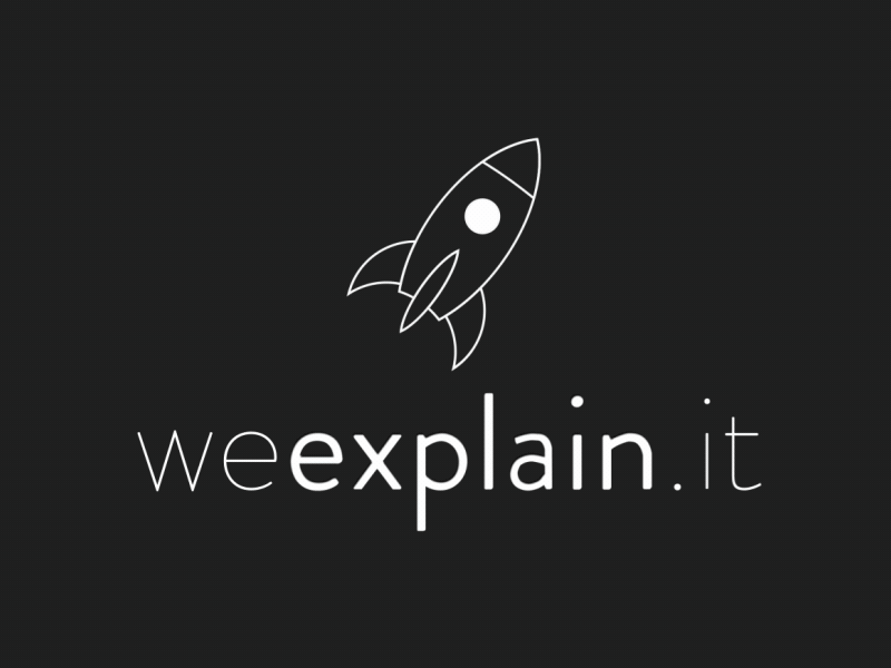 We Explain It explain explainer flat rocket logo logo logo animation rocket