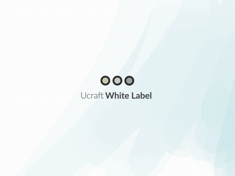 Ucraft White Label animation dots explainer video logo ucraft website builder