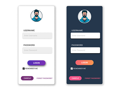 Mobile app login design app branding design graphic design illustration typography ui ux vector