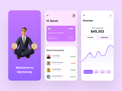 Finance management app design