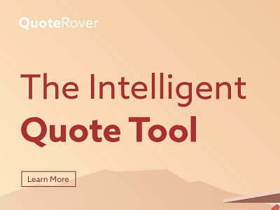 QuoteRover Interface quote tool uiux user experience design user interface design web design