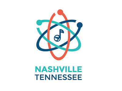 March for Science - Nashville branding earth identity logo music note nashville science