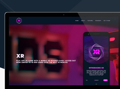 Web design for a start-up project ui ux website