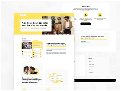 Web design and UX for Clanbeat branding ui ux website