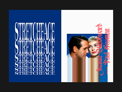 Stretch Face black brutal brutalism clean cover design editorial editorial design helvetica magazine magazine design modern modernism poster print print design typogaphy typographic typography art white
