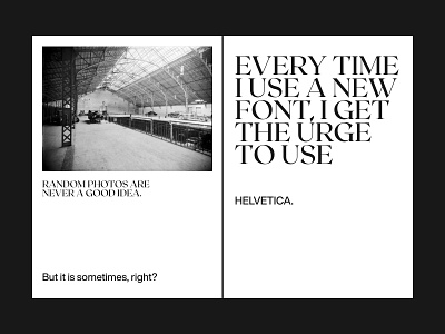Magazine | Editorial explorations art black brutal brutalism clean cover design editorial helvetica magazine modern modernism poster print print design type typogaphy typographic typography white
