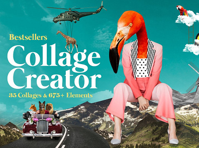 SALE! Bestsellers Collage Creator animation branding graphic design
