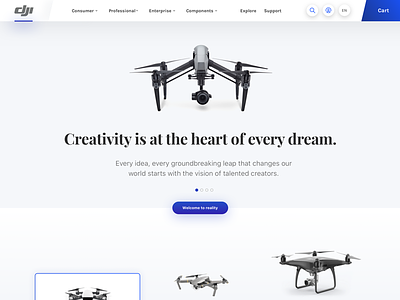 Creativity is at the heart of every dream. dji drone