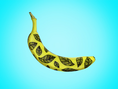 banana banana color drawing fruit pen photo