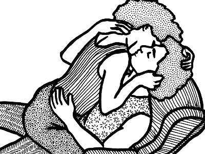 embrace couple drawing embrace inktober2016 intkober kiss patterns pen