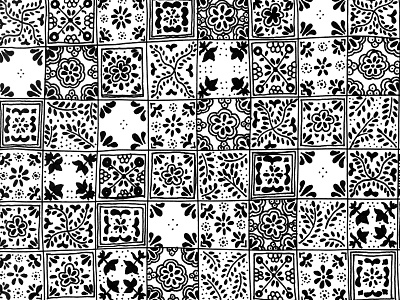 tiles in austin austin black and white drawing illustration pattern pen texas tiles