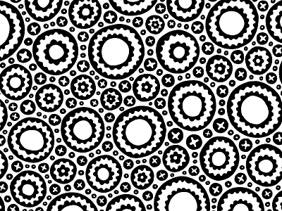 Festive Circles Pattern abstract black black and white drawing illustration license licensing pattern pattern design patterns surface design surface pattern surface pattern design surfacedesign