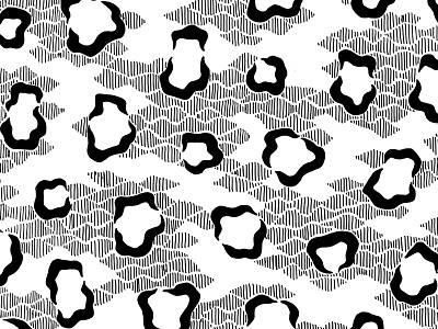 Leopard Pattern abstract animal animal fur animal print black black and white drawing fur hatch hatched illustration leopard license licensing pattern pattern design patterns pen surface design