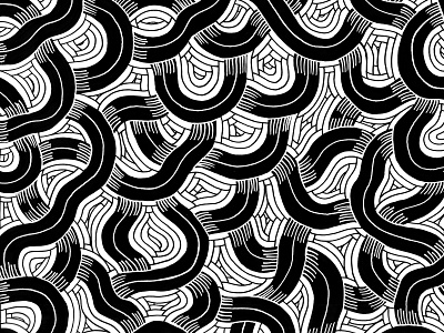 Inversed Strips Pattern abstract black black and white drawing illustration license licensing pattern pattern design patterns surface design