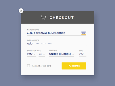 002 -- Credit Card Checkout 100days checkout daily ui uiux ux