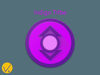 Indigo Tribe Material Icon comics compassion dc graphic design icon indigo tribe material design superhero