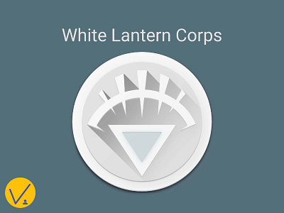 White Lantern Material Icon comics dc graphic design icon life material design superhero white lantern