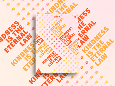 First sheet section #7 | Kindness is the eternal law concept digitalillustration illustration inkscape kindness poster typography