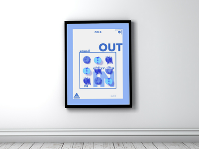 1st Sheet Section #8 | Poster affiche blue firstsheetsection inkscape layout mockup motivation poster tableau vector