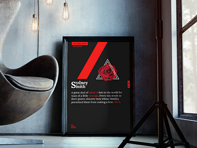 1st Sheet Section #10 | Inside Look affiche geometry inkscape layout mockup poster rose typography
