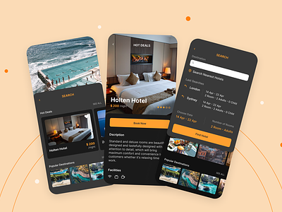 Travel App UI Concept Design