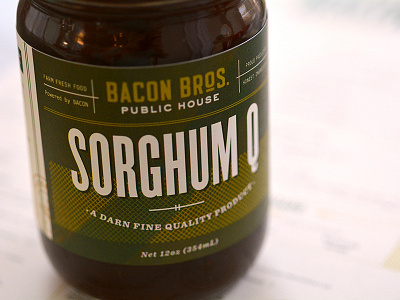 Sorghum Barbecue Sauce / Greenville, South Carolina bbq food greenville packaging sauce south carolina