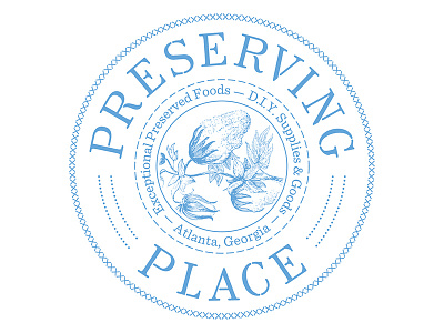Preserving Place Logo / Atlanta, GA atlanta canning food logo preserves preserving place