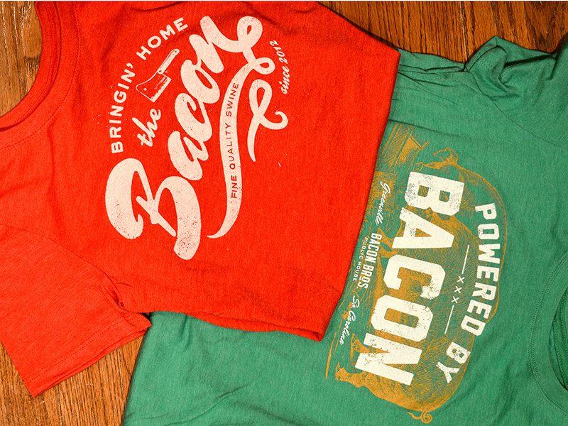 Bacon Brothers Public House Tshirts / Greenville, SC by Green Olive