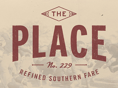 The Place Logo / Athens, GA athens logo restaurant southern food