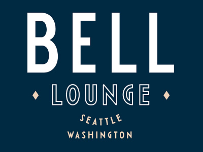 Bell Lounge logo design