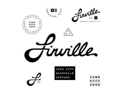 Linville | Personal Branding branding chicago hand lettering identity iowa logo logo system nashville personal branding type typography