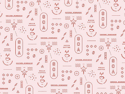 Standart Magazine coffee color grid illustration mono monoline pattern type typography