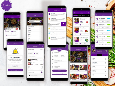 Foodies= Single vendor food delivery app branding design graphic design logo ui ux