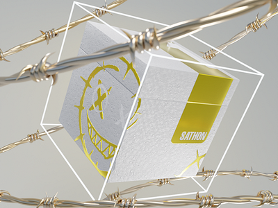 Sathon 3d barbed wire box product design