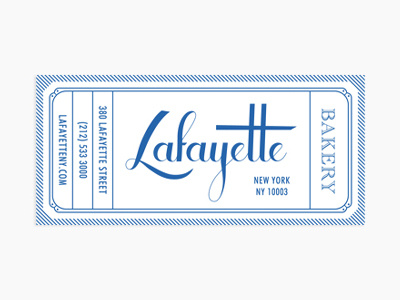 Lafayette bar branding hand drawn hand painted identity label lettering logo mark market menu restaurant
