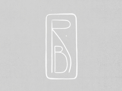 RB brand branding custom hand drawn logo logotype mark monogram script word mark wordmark