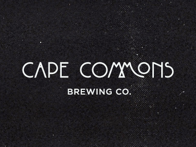 Cape Commons brand branding custom hand drawn lettering logo logotype mark script word mark wordmark