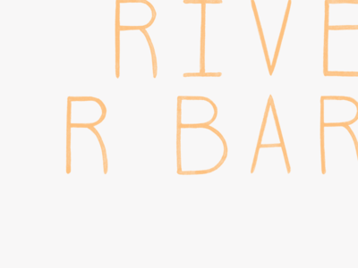 River Bar brand branding business card envelope film studio hospitality letterhead logo stationery