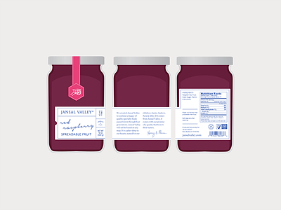 Jansal brand branding food grocery jam jar jelly label logo packaging preserves