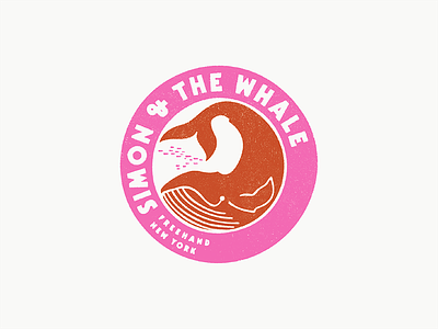 Simon & The Whale bar brand branding custom hand-made hospitality lettering logo mark restaurant typography vintage