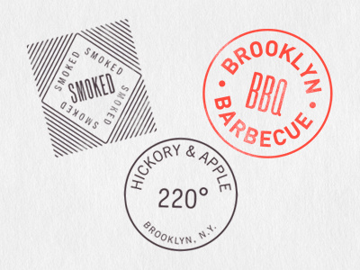 Fletcher's bar barbecue bbq branding identity logo mark restaurant type typography