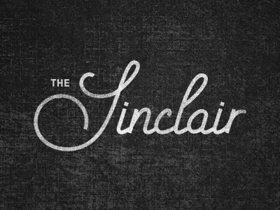 The Sinclair bar branding club identity logo music oat creative restaurant venue