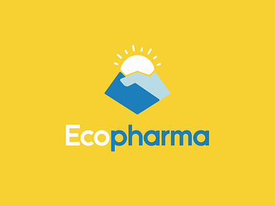 Ecopharma Logo chosen one brand graphicdesign logo