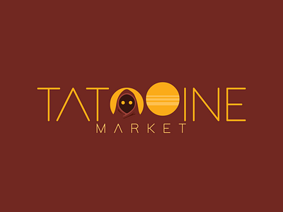 Logo Concept Tatooine Market brand branding ecommerce star wars tatooine