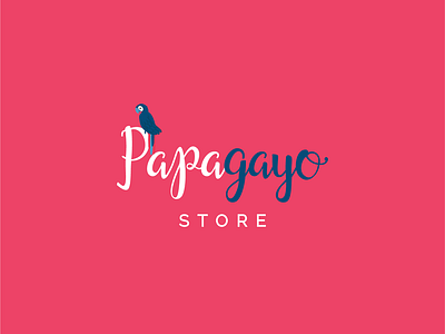 Logo Papagayo Store brand branding ecomerce illustration logotipe