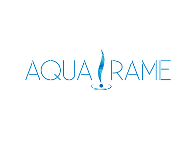Aquarame brand graphicdesign logo logotipe retail