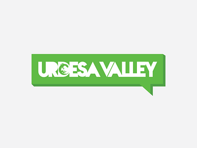 Logo Urdesa Valley - Web Magazine brand branding graphicdesign logo logotipe web magazine