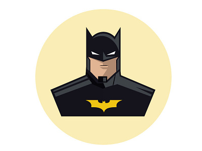 Batman Illustration batman black dark flat icon illustration
