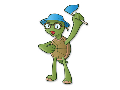 Turtle Cartoon Mascot