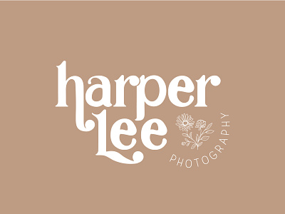 Harper Lee Photography Logo Design branding design graphic design handlettering illustration logo typography